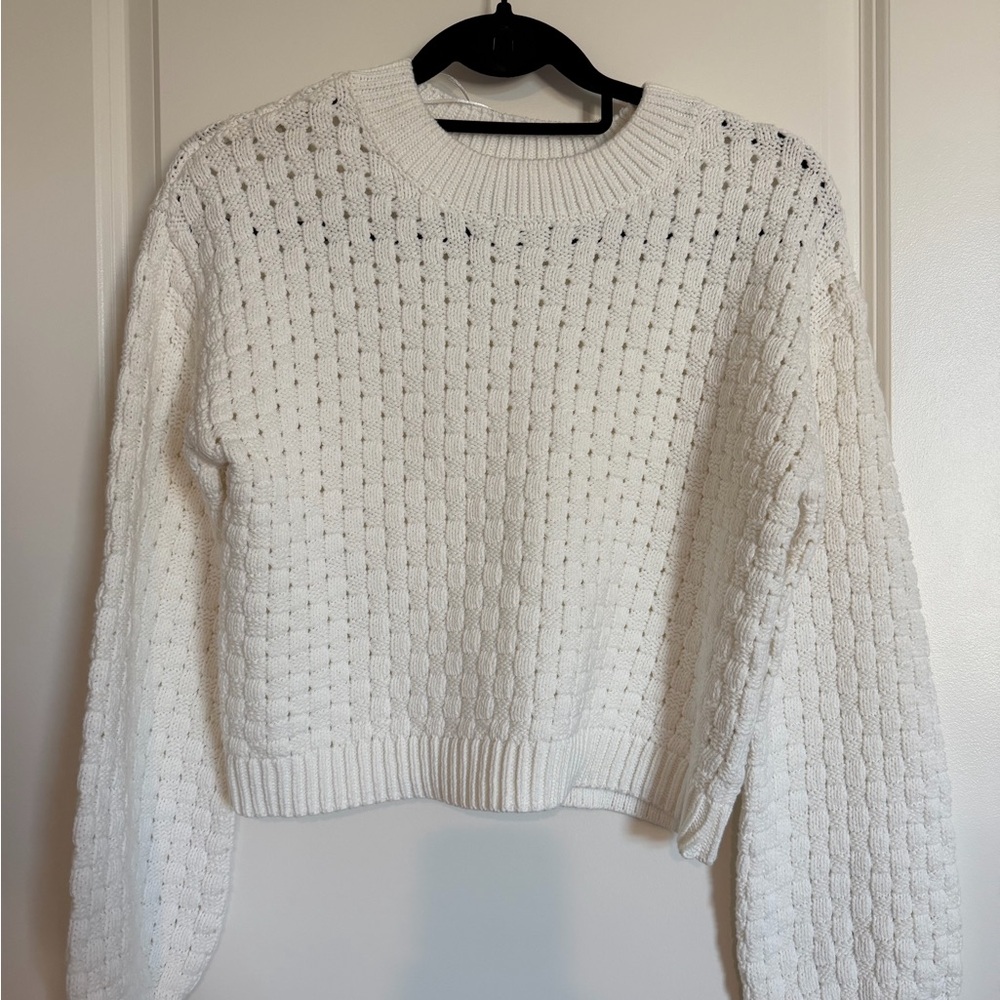 Ivory Cable Knit Sweater